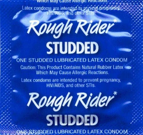 External: LifeStyles® Rough Rider Lubricated Latex Condoms - 12 pack